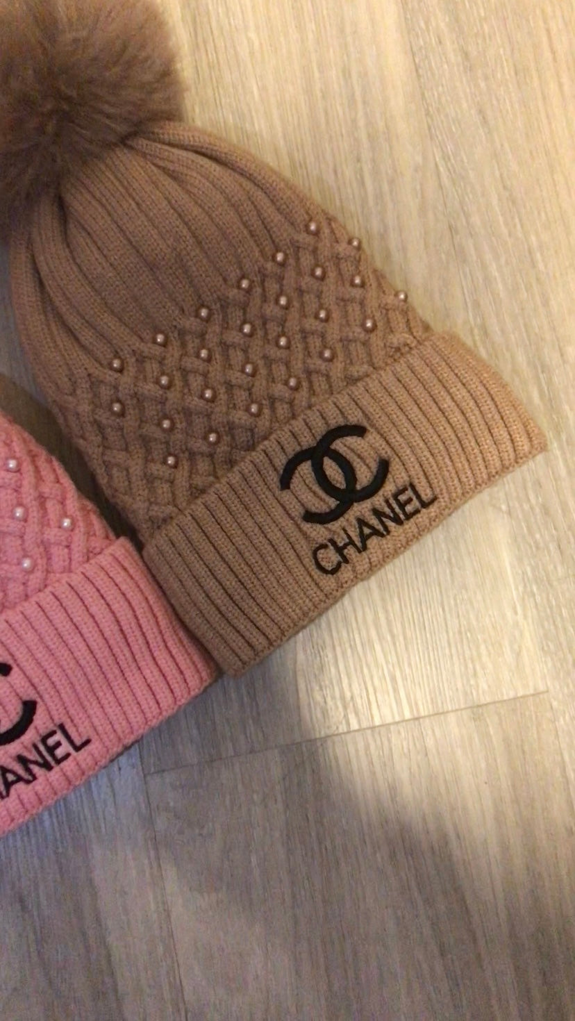 Sassy Girl Pearls Beanie