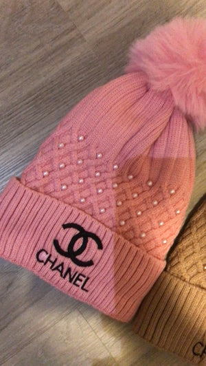 Sassy Girl Pearls Beanie