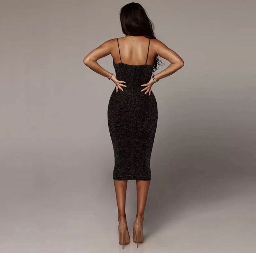 Shimmer Me Down Dress