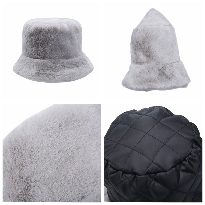 Faux Fur Bucket Hat