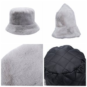 Faux Fur Bucket Hat