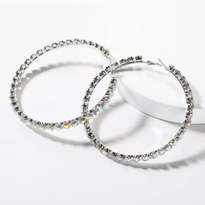 Diamond Hoop Earrings