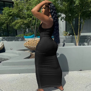 Fitted Maxi Dress
