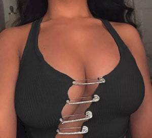 Pin Me Down Crop Top