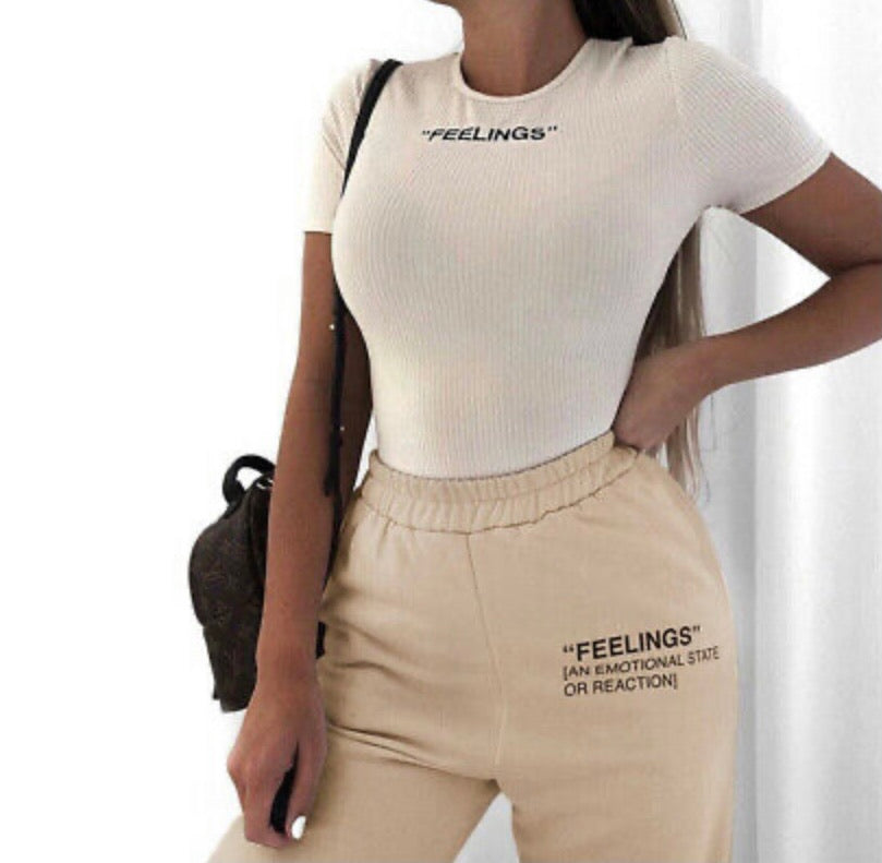 Feelings” Sweatpants – Thessa's Boutique