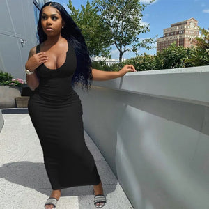 Fitted Maxi Dress
